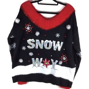 Snow Way Christmas Ugly Sweater